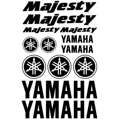 Sticker Master Yamaha Majesty Etiket Set çıkartma oto motor araba - 0