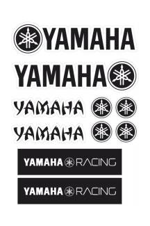 Sticker Master Yamaha Motor Sponsor Oto Etiket Çıkartma Motor