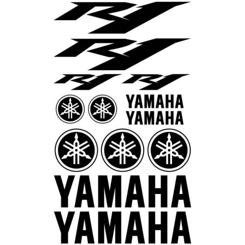 Sticker Master Yamaha R1 Etiket Set çıkartma oto motor araba - 0