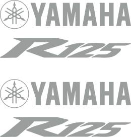 Sticker Master Yamaha R125 Etiket Set çıkartma oto motor araba