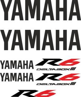 Sticker Master Yamaha R6 Etiket Set çıkartma oto motor araba