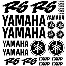 Sticker Master Yamaha R6 Set 2 etiket çıkartma oto motor araba