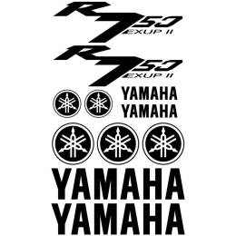 Sticker Master Yamaha R750 Etiket Set çıkartma oto motor araba