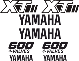 Sticker Master Yamaha Xt600 Etiket çıkartma oto motor araba