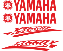 Sticker Master Yamaha Xt660x Etiket Set çıkartma oto motor araba