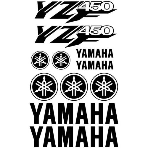 Sticker Master Yamaha Yzf 450 Etiket Set çıkartma oto motor araba - 0