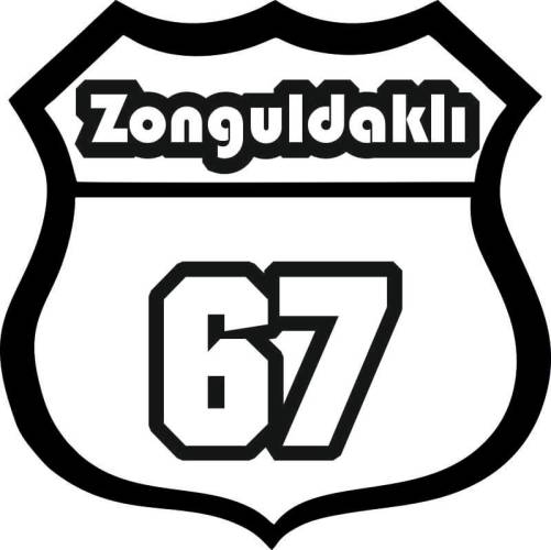 Sticker Master Zonguldaklı 67 Sticker Etiket Çıkartma Oto Motor Pc - 0