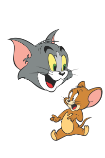 Tom ve Jerry Head Araba Sticker Motor Bisiklet Laptop Sticker Etiket Çıkartma